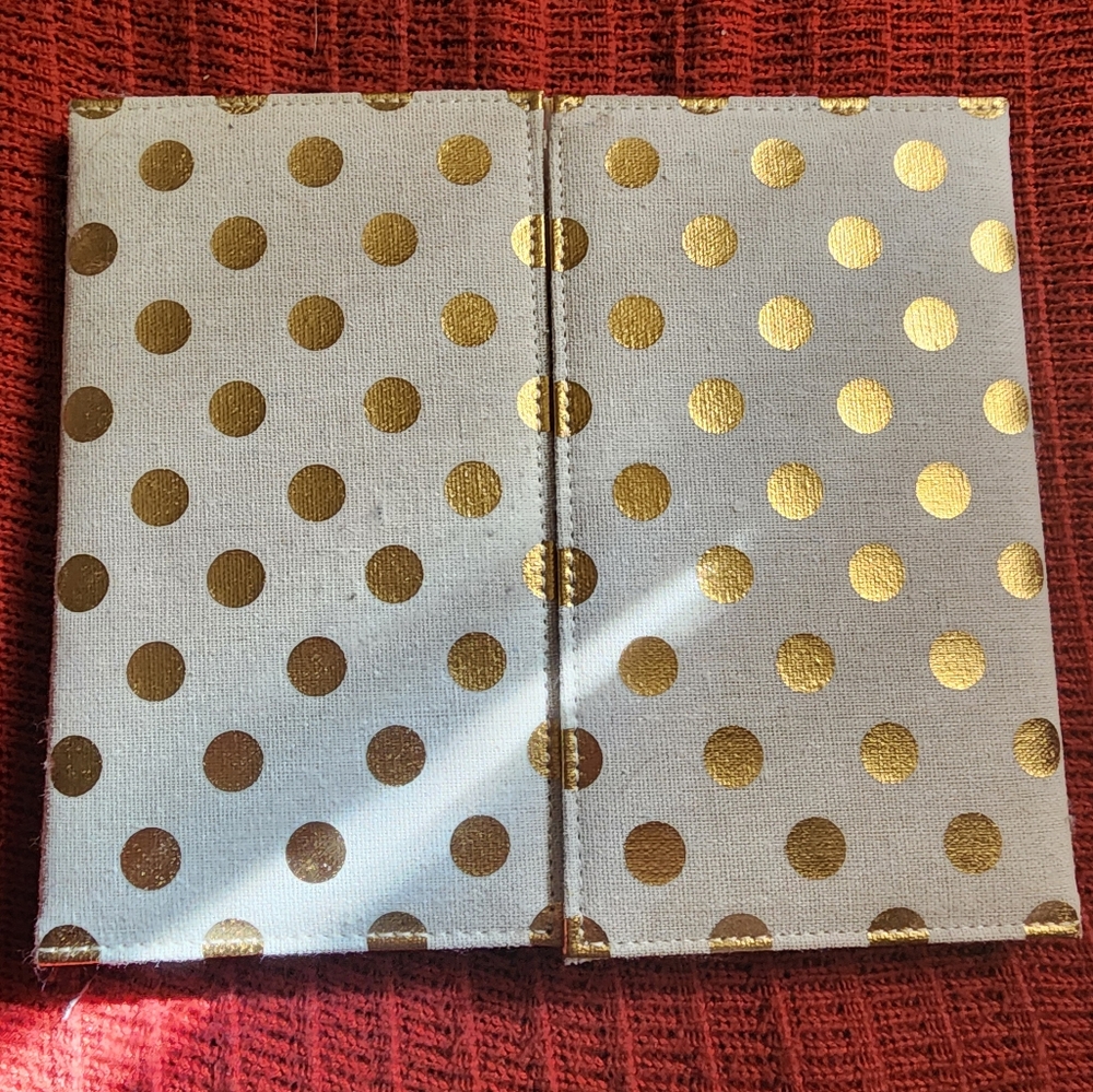 New Kate Spade Golden Dots Weekly Calendar and Folio